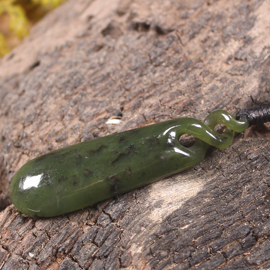 Rimu Pounamu Roimata Pendant - NZ Greenstone