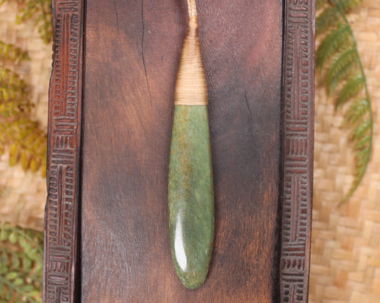 Flower Jade Pounamu Roimata Pendant - NZ Greenstone