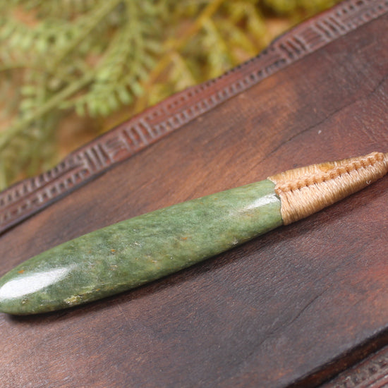 Flower Jade Pounamu Roimata Pendant - NZ Greenstone