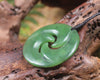 Koru carved from Hapopo Pounamu - NZ Greenstone