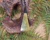 Toki or Adze Pendant carved from Flower Jade Pounamu - NZ Greenstone