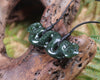 Pekapeka Pendant carved from Kawakawa Pounamu - NZ Greenstone
