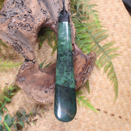 Roimata Teardrop carved from Inanga Pounamu - NZ Greenstone