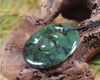 Koru carved from Hapopo Pounamu - NZ Greenstone