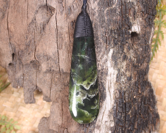Rimu Pounamu Roimata Pendant - NZ Greenstone