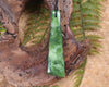 Toki or Adze Pendant carved from Flower Jade Pounamu - NZ Greenstone