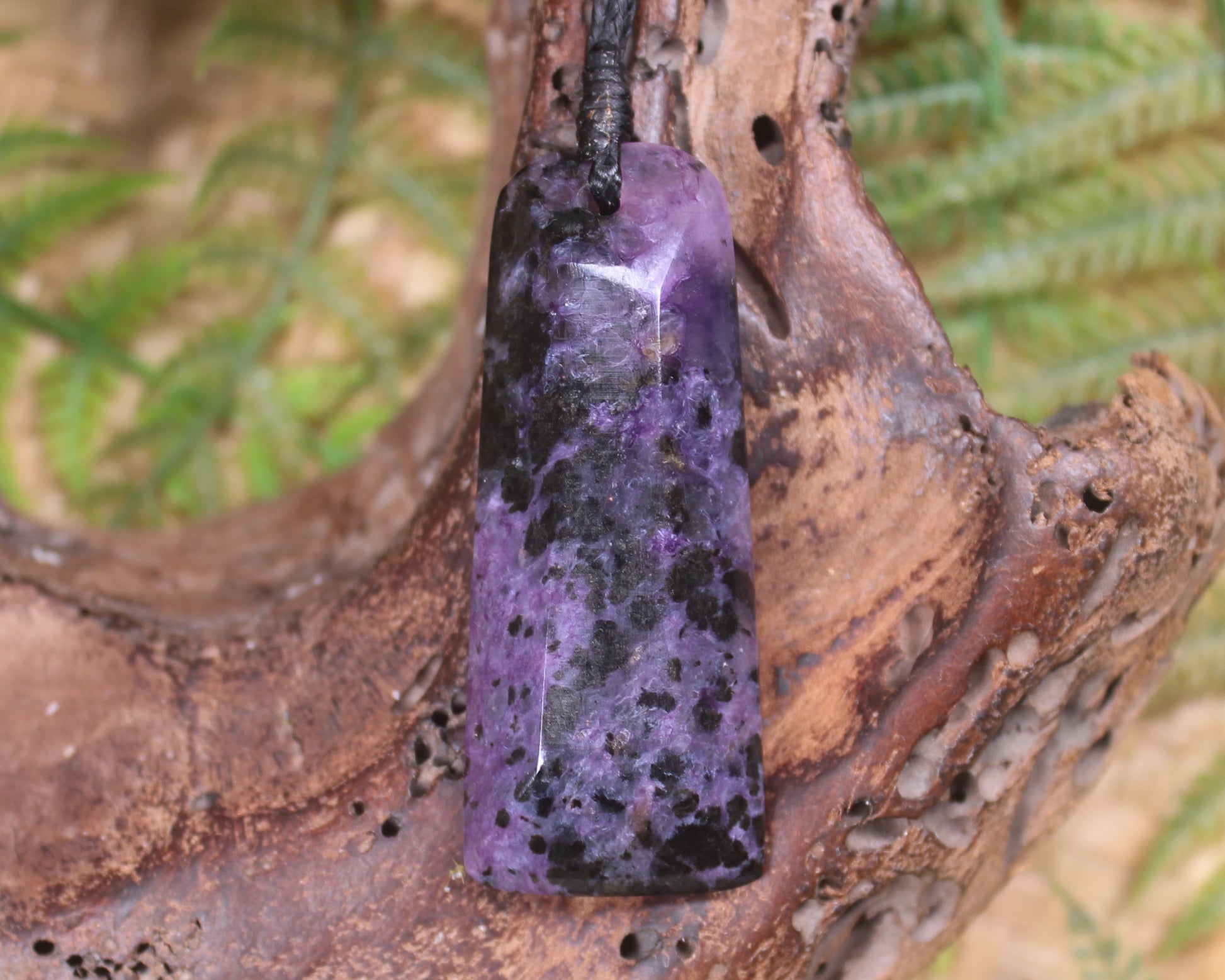 Charoite Toki Pendant