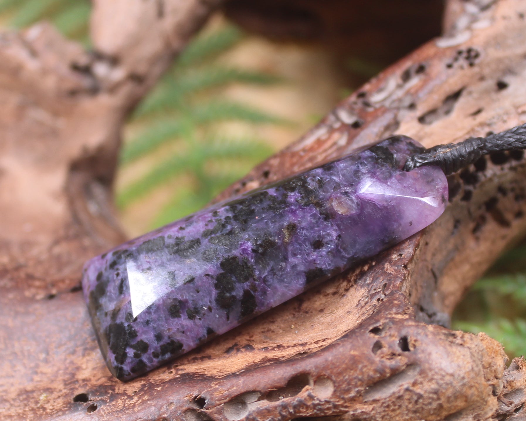 Charoite Toki Pendant