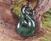 Manaia pendant carved from Rimu Pounamu - NZ Greenstone
