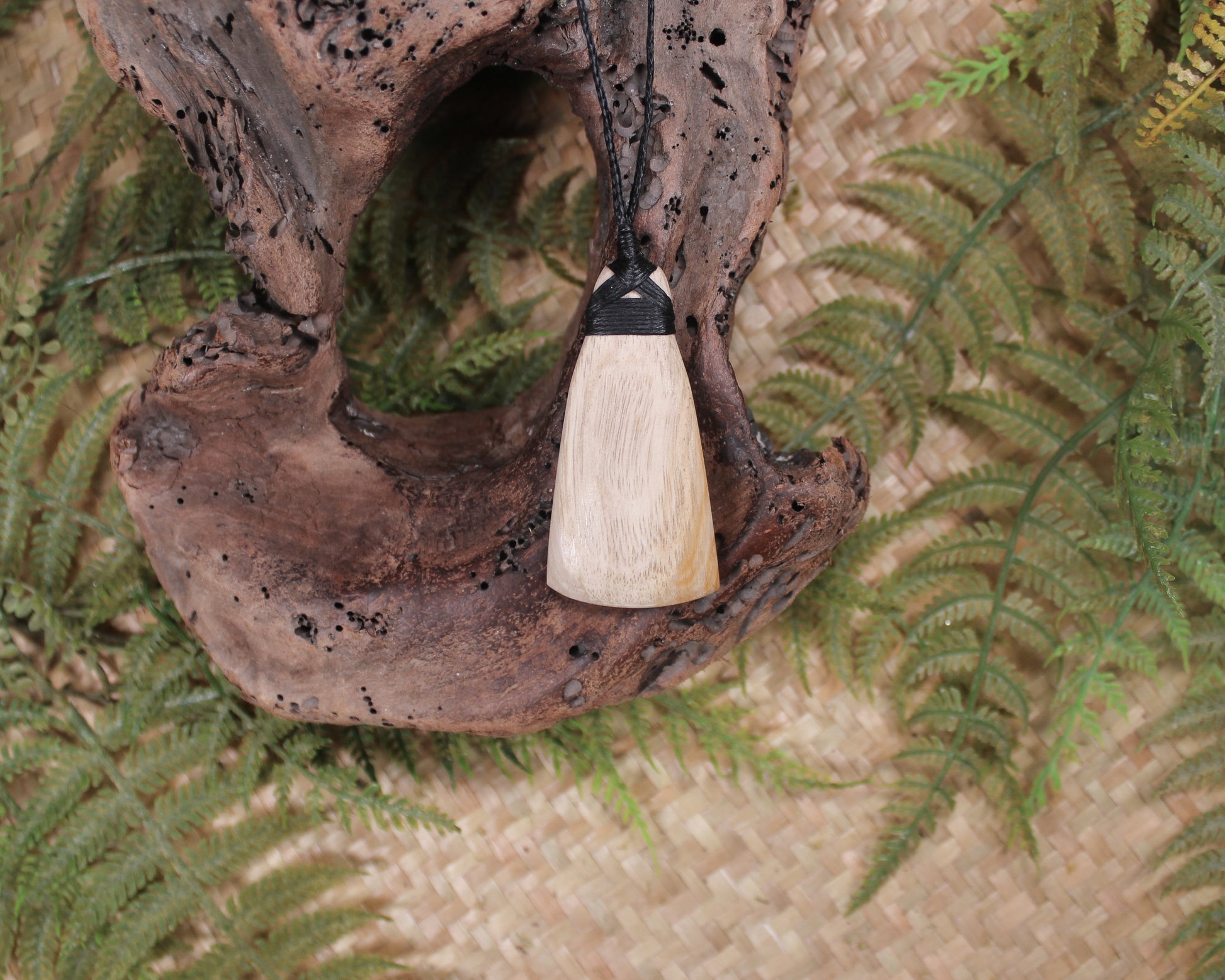 Toki carved from NZ Fossilised Wood