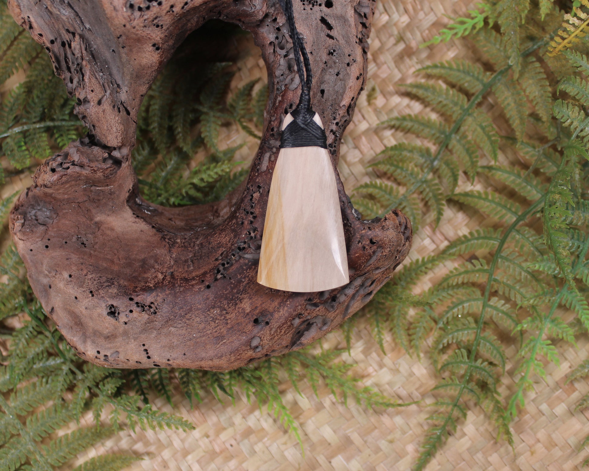 Toki carved from NZ Fossilised Wood