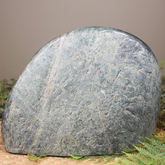 Freeform Serpentine Pounamu Sculpture - NZ Greenstone