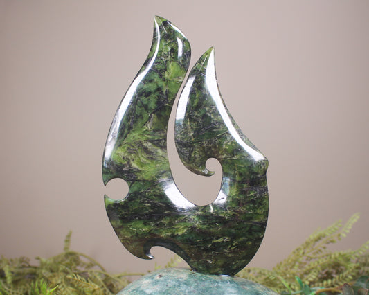 Matau Sculpture carved from Pounamu