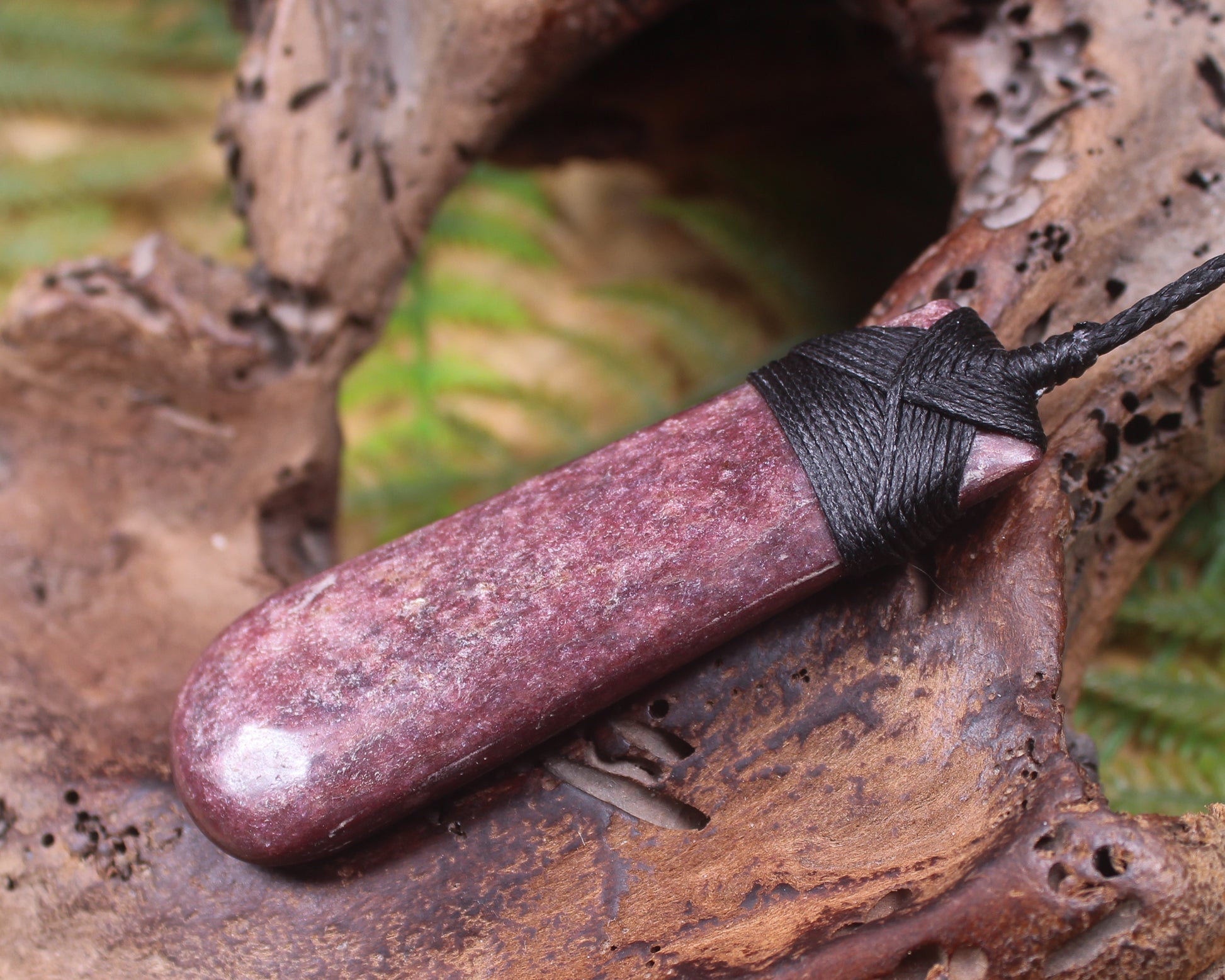 Roimata or Teardrop carved from Aroha Stone