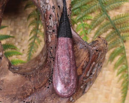 Roimata or Teardrop carved from Aroha Stone