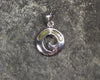 Sterling Silver and Pounamu Koru Pendant
