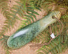 Mere carved from Flower Jade Pounamu - NZ Greenstone
