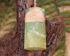 Toki or Adze Pendant carved from Flower Jade Pounamu - NZ Greenstone