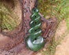 Twist carved from Kawakawa Pounamu - NZ Greenstone