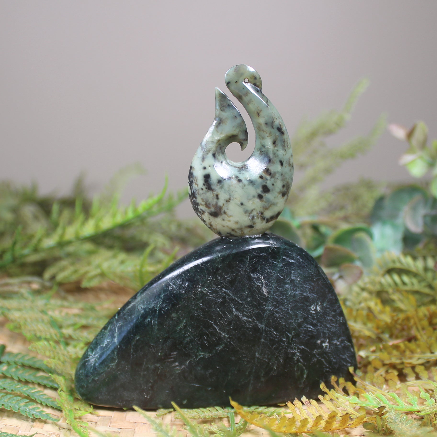 Matau Sculpture carved from Pounamu