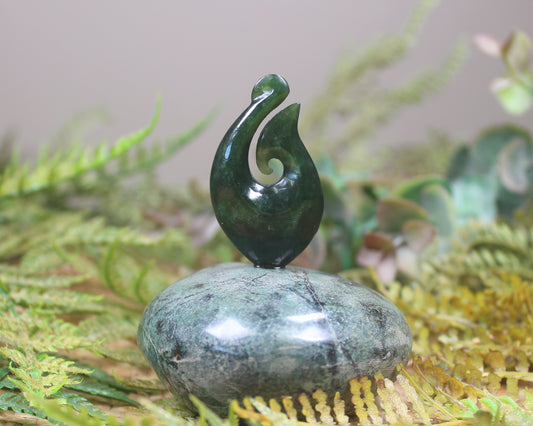 Matau Sculpture carved from Pounamu