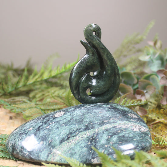 Matau Sculpture carved from Pounamu