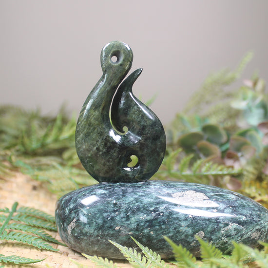 Matau Sculpture carved from Pounamu