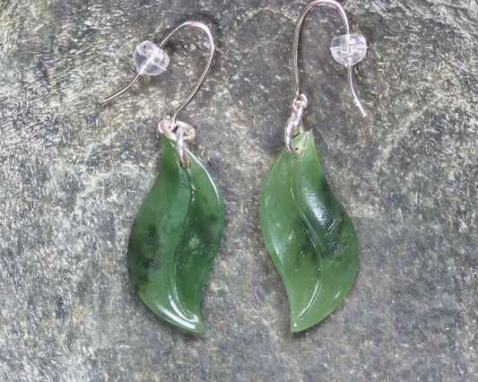 Hapopo Pounamu Earrings