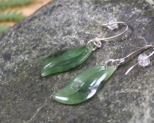 Hapopo Pounamu Earrings