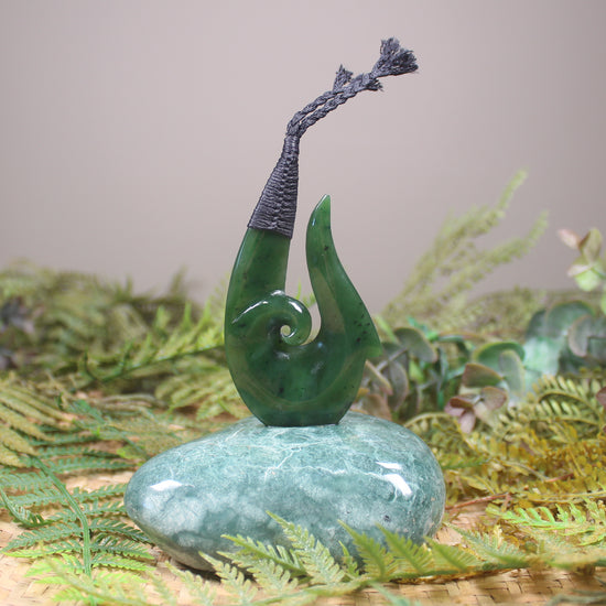 Matau Sculpture carved from Pounamu