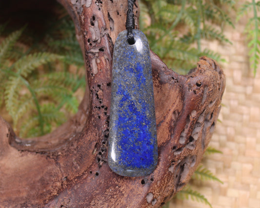 Toki or Adze carved from Lapis Lazuli