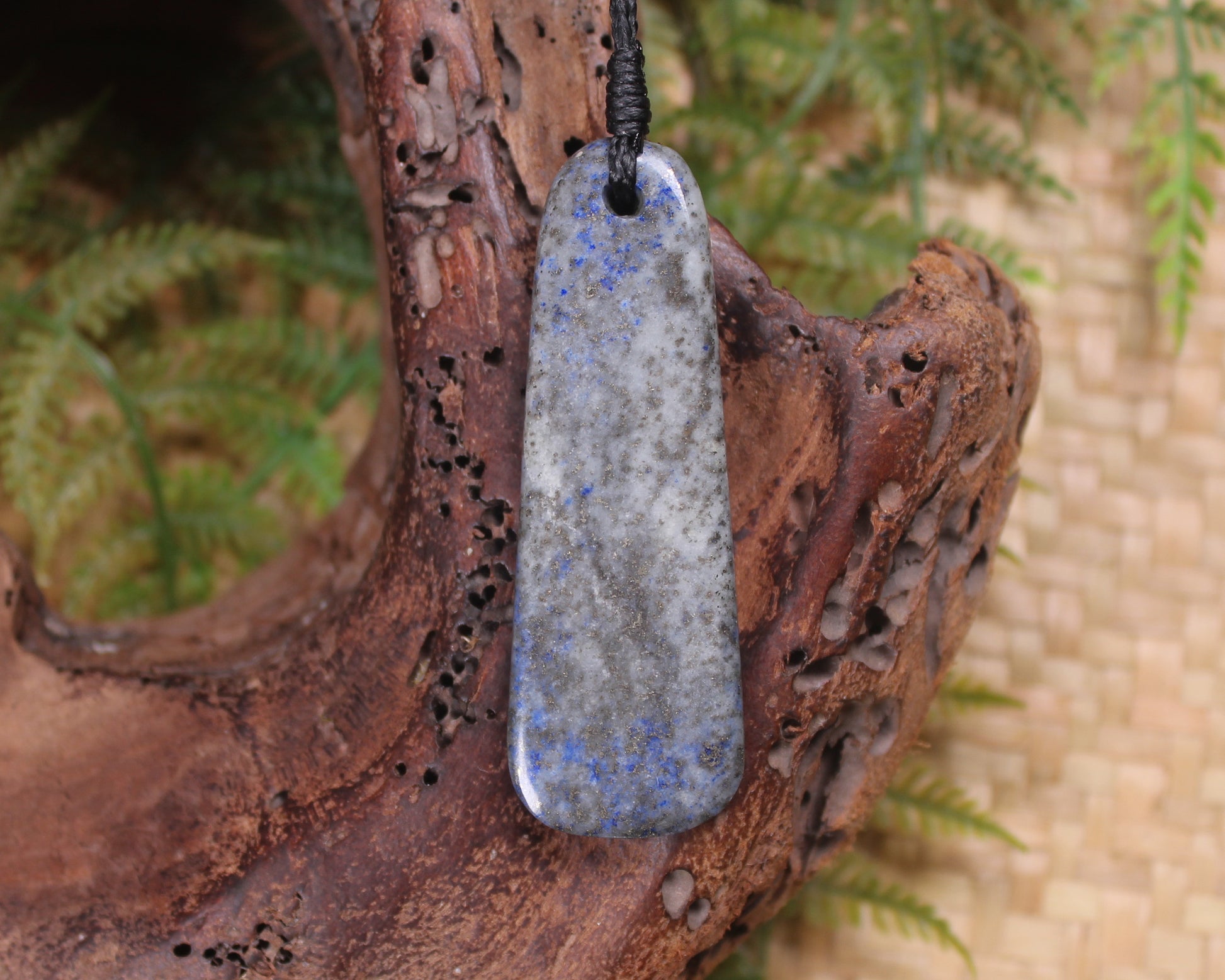 Toki or Adze carved from Lapis Lazuli