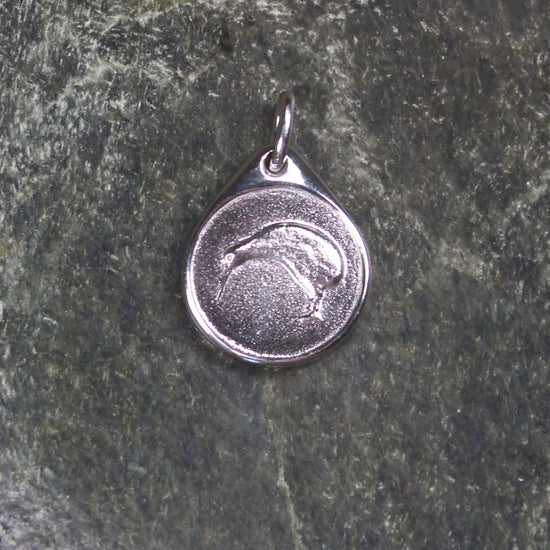 Hapopo Pounamu pendant set in Sterling Silver - NZ Greenstone