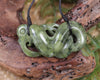 Manaia pendant carved from NZ Serpentine