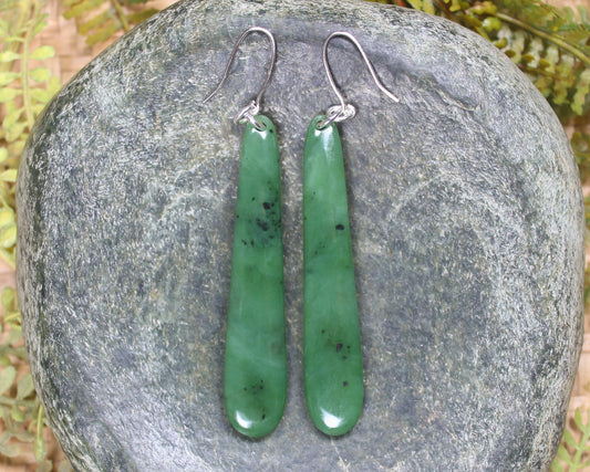 Hapopo Pounamu Earrings