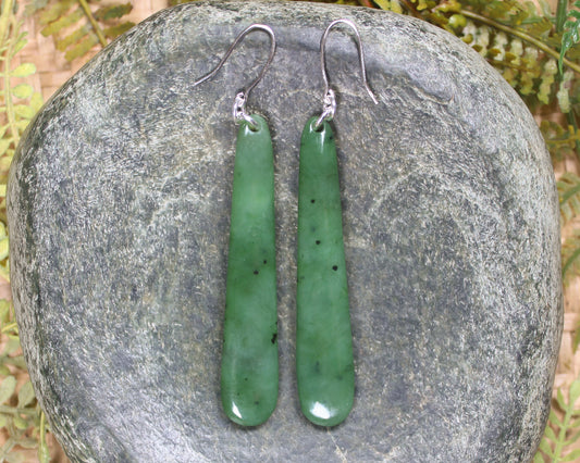 Hapopo Pounamu Earrings