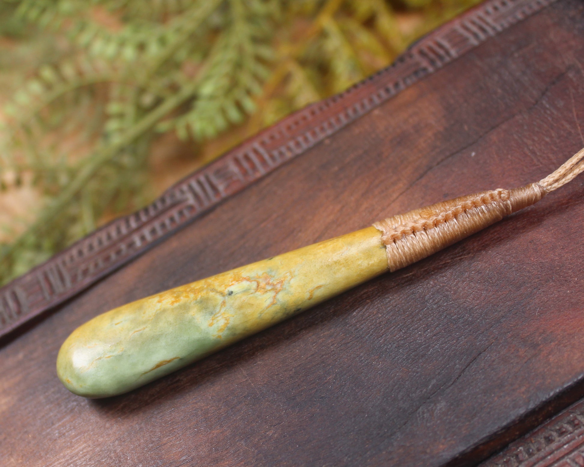 Flower Jade Pounamu Roimata Pendant - NZ Greenstone