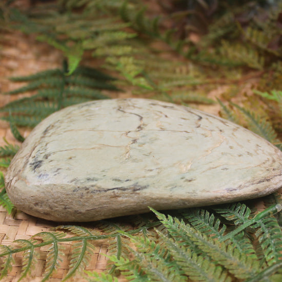 Freeform Pounamu Sculpture - Kokopu  Pounamu - NZ Greenstone