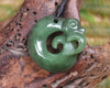 Koropepe carved from Hapopo Pounamu - NZ Greenstone