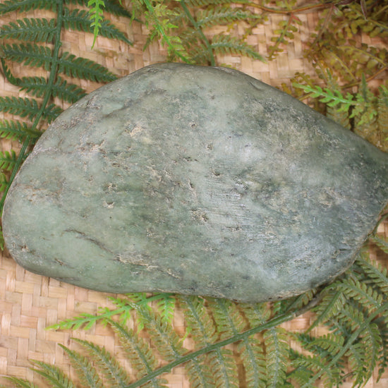 Freeform Kawakawa Pounamu Sculpture