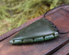 NZ Greenstone Medium Niho Taniwha Tooth Pendant (BM537) Kawakawa Pounamu