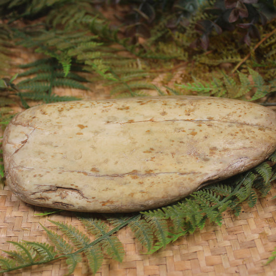 Freeform Pounamu Sculpture - Kokopu  Pounamu - NZ Greenstone