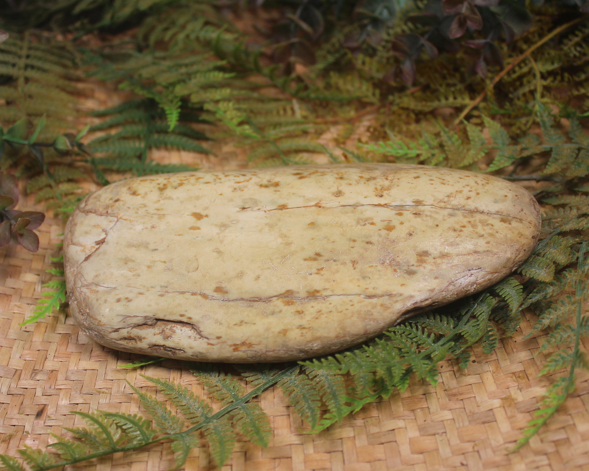 Freeform Pounamu Sculpture - Kokopu  Pounamu - NZ Greenstone