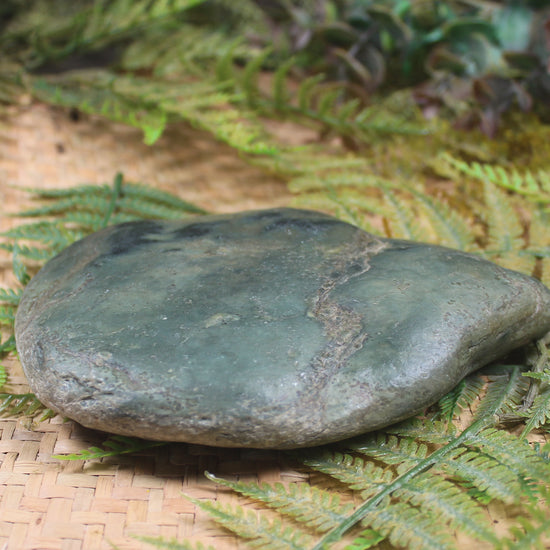 Freeform Kawakawa Pounamu Sculpture