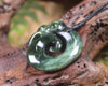 Koropepe carved from Kawakawa Pounamu - NZ Greenstone