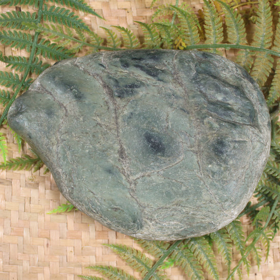 Freeform Kawakawa Pounamu Sculpture