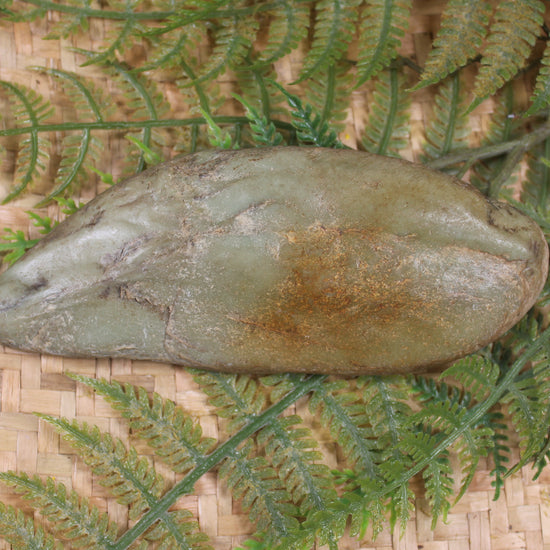 Freeform Pounamu Sculpture - Kokopu  Pounamu - NZ Greenstone
