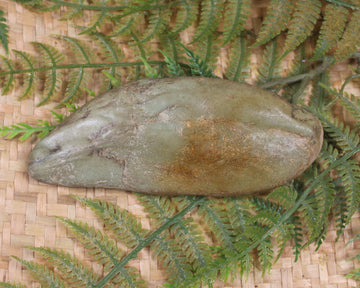 Freeform Pounamu Sculpture - Kokopu  Pounamu - NZ Greenstone