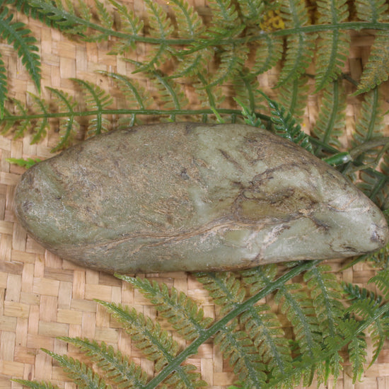 Freeform Pounamu Sculpture - Kokopu  Pounamu - NZ Greenstone