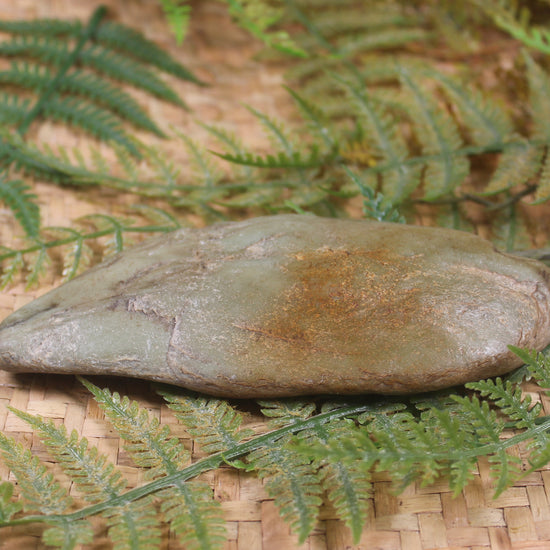 Freeform Pounamu Sculpture - Kokopu  Pounamu - NZ Greenstone